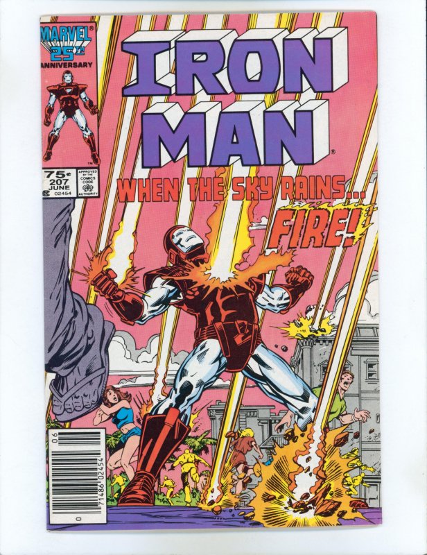 Iron Man #207 (1986) Newsstand