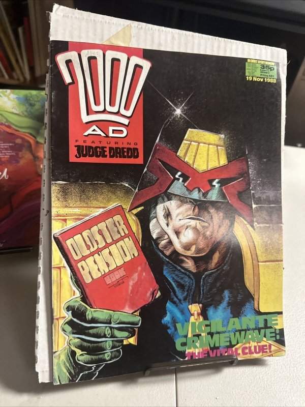 2000AD featuring Judge Dredd Prog 601