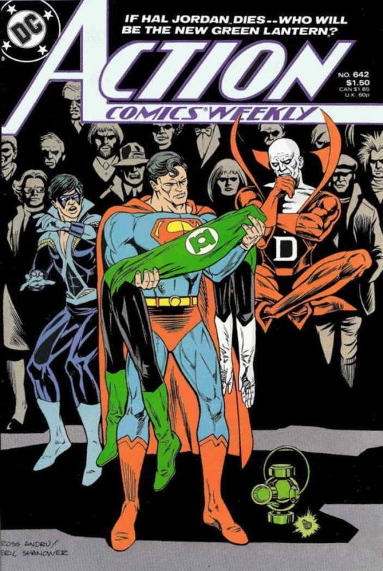 ACTION COMICS #642, VF/NM, Superman, Green Lantern, DC, 1938 1989  more in store