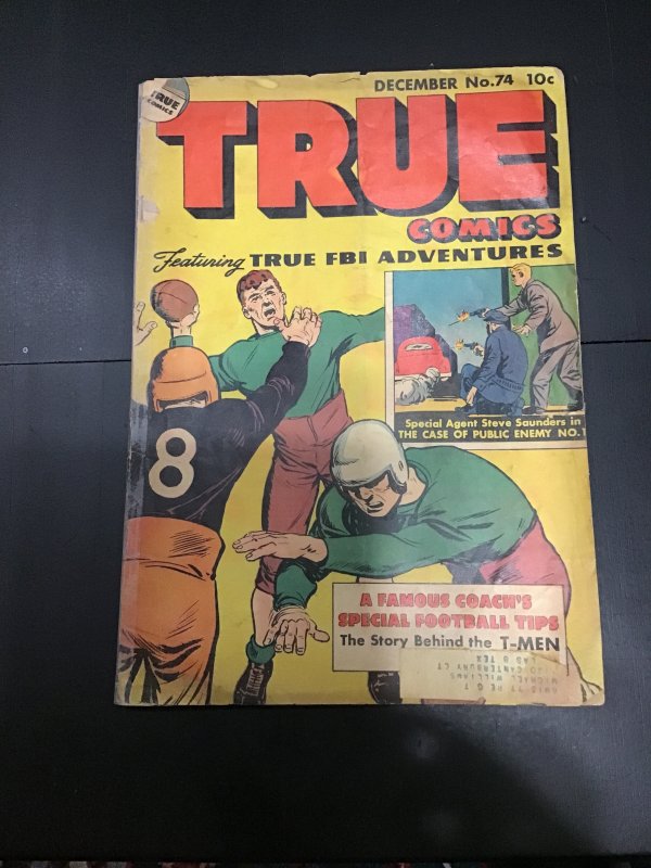 True Comics #74 (1948) U.S. Treasury! John Dillinger! Amos and Andy wow! GD+