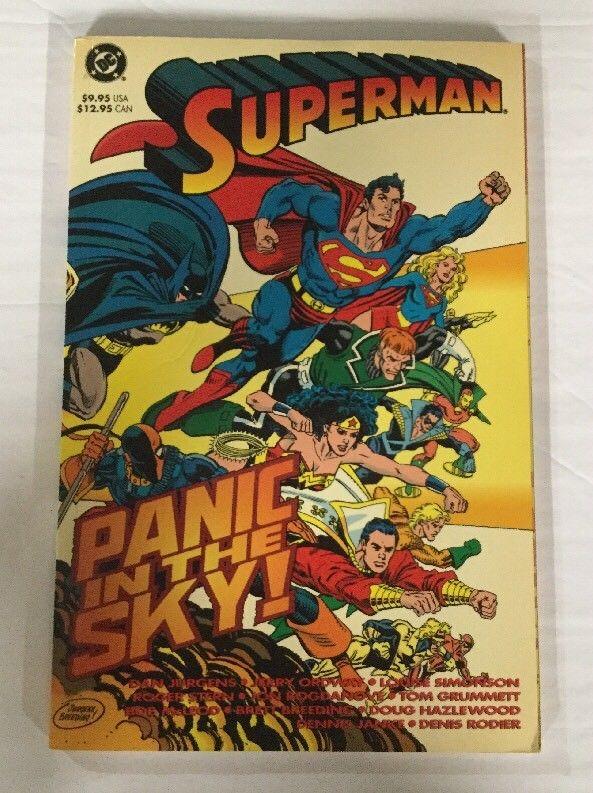 Superman Panic In The Sky TPB VF Very Fine DC Comics Dan Jurgens Jerry Ordway