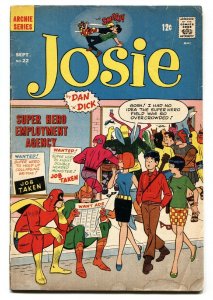 Josie #22 1968- Archie Comics- Superhero cover