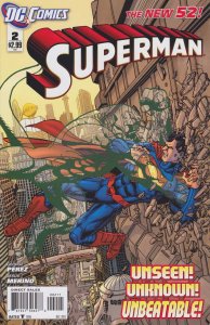 Superman (2011) #2 VF/NM 1st Printing The New 52!