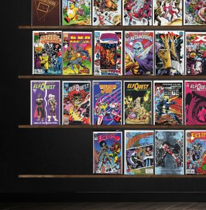 Huge Lot 150+ Comics with The H.A.R.D. Corps, Hawkman, Elfquest & More!