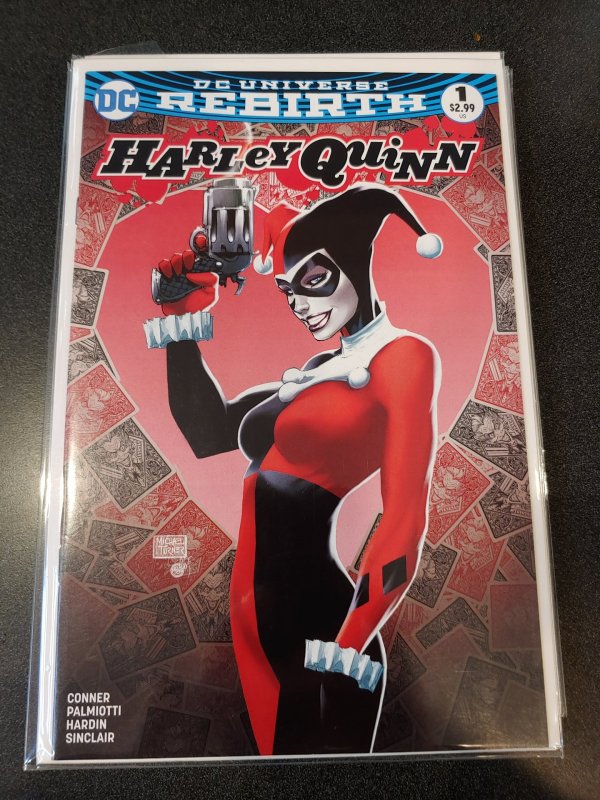 DC REBIRTH HARLEY QUINN #1 MICHAEL TURNER COLOR VARIANT COVER! ASPEN EXCLUSIVE!