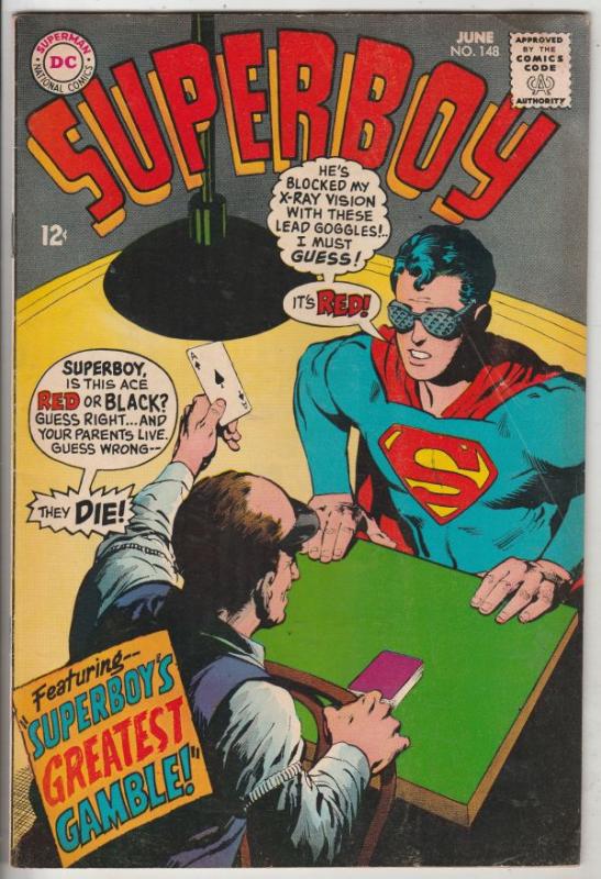 Superboy #148 (Jun-68) VG+ Mid-Grade Superboy