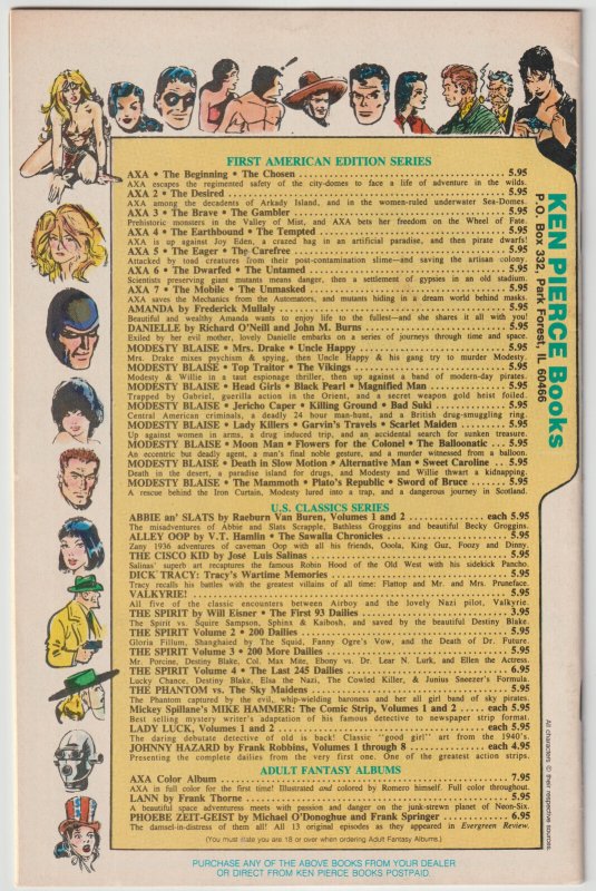 Axa #1 (Apr 1987, Eclipse), FN-VFN condition (7.0)