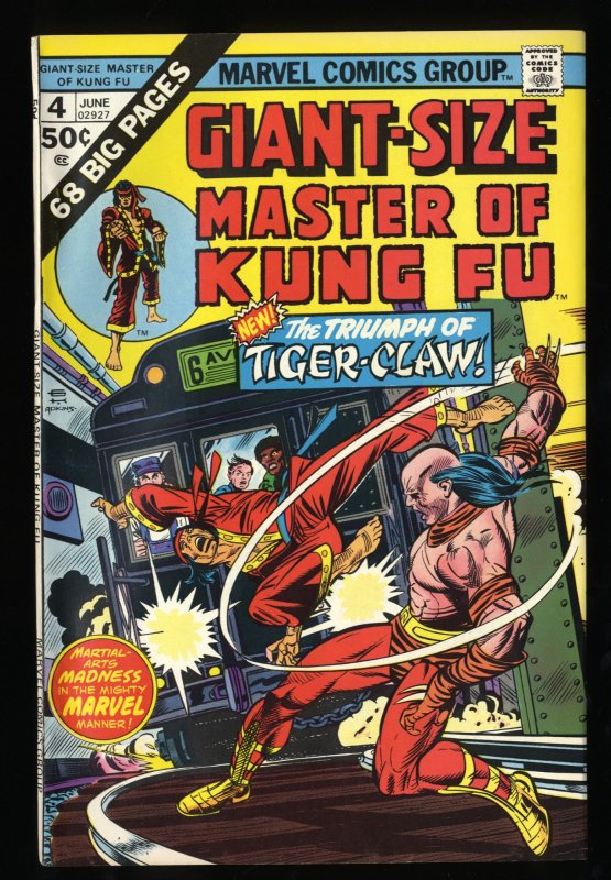 Giant-Size Master of Kung Fu #4 VF/NM 9.0 Tongie Farm Collection