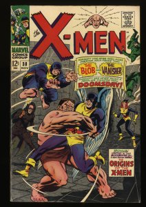 X-Men #38 FN+ 6.5 Blob! The Vanisher! Origins of the X-Men Begins!