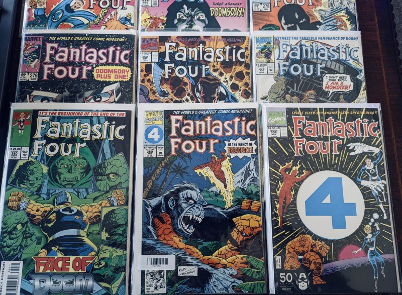 15 Book Fantastic Four Lot. High Grade! Keys and Doom!