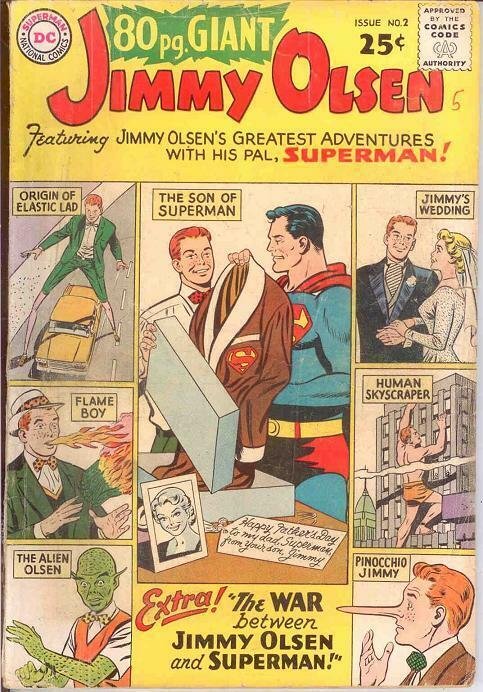 EIGHTY PAGE GIANT 2 G- JIMMY OLSEN    Sept. 1964 COMICS BOOK