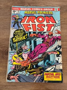 Marvel Premiere # 20 VG/FN Feat. Iron Fist Comic Book Martial Arts Action 7 J355