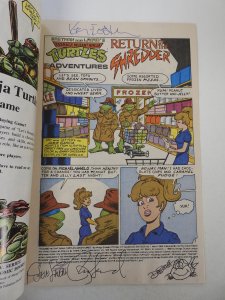 Teenage Mutant Ninja Turtles Adventures #1 (1989) VF Condition! Signed no cert