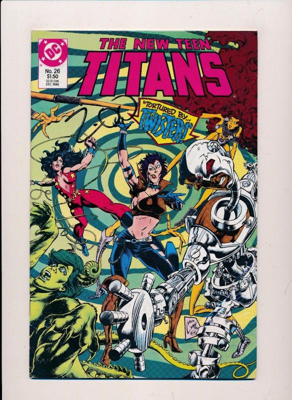 DC The NEW TEEN TITANS #26 1986  NEAR MINT (SRU678)