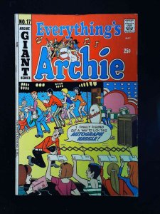 Everything'S Archie #17  Archie Comics 1971 Fn+