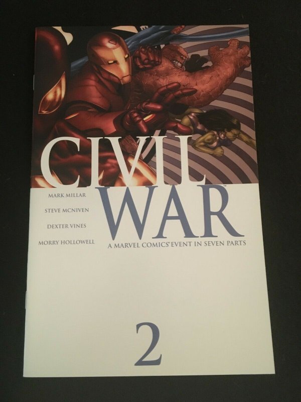 CIVIL WAR #1, 2, 3, 4, 5, 6, 7 VFNM Condition