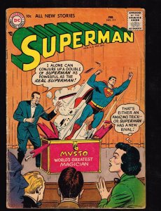 Superman #111 (feb) ~ Mysto the Magician ~ 1957 (3.5) WH
