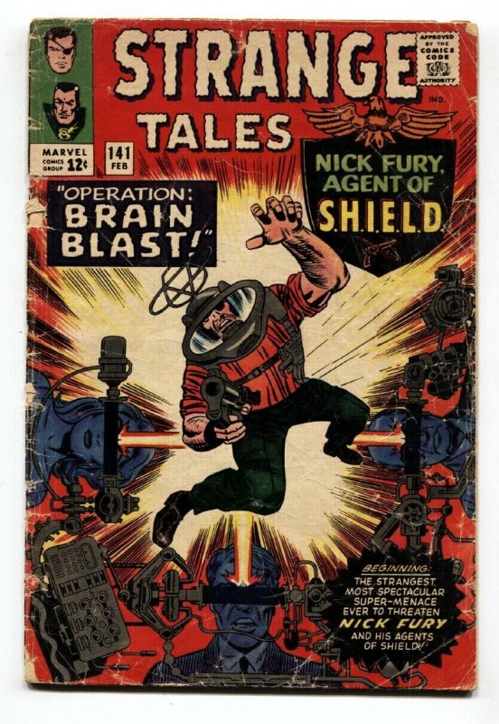 STRANGE TALES #141-comic book-JACK KIRBY-NICK FURY-SILVER AGE-MARVEL