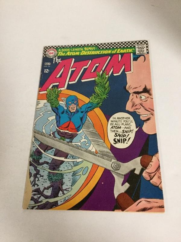 Atom 24 Gd- Good- 1.8 DC Comics Silver Age Back Cover Damage