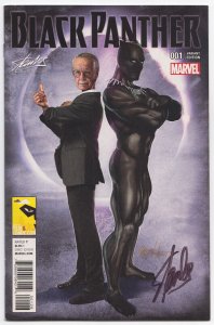 Black Panther #1 (NM) Signed by Stan Lee - With COA - 2016