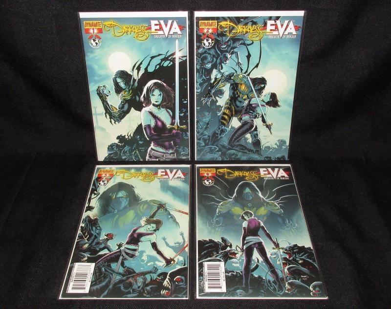 The Darkness Eva #1,2,3,4 (1-4) Set  (Dynamite, 2008) - VF/NM+