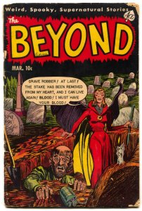 Beyond #19 1953- Pre-code Ace Horror Golden Age- vampire