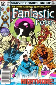 Fantastic Four (Vol. 1) #248 (Newsstand) VF ; Marvel | John Byrne Inhumans