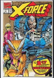 X-Force #1 Second Print Cover (1991) X-Force
