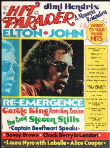 Hit Parader 10/1972-Elton John-Carole King-Alice Cooper-Chuck Berry