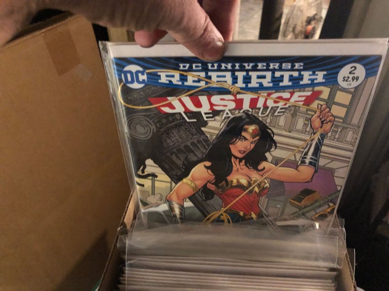 DC comics bulk lot 100+ comics.  70's - Current, Gd - NM.  Short box inc...