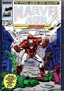 Marvel Age #55 (1987) Iron Man