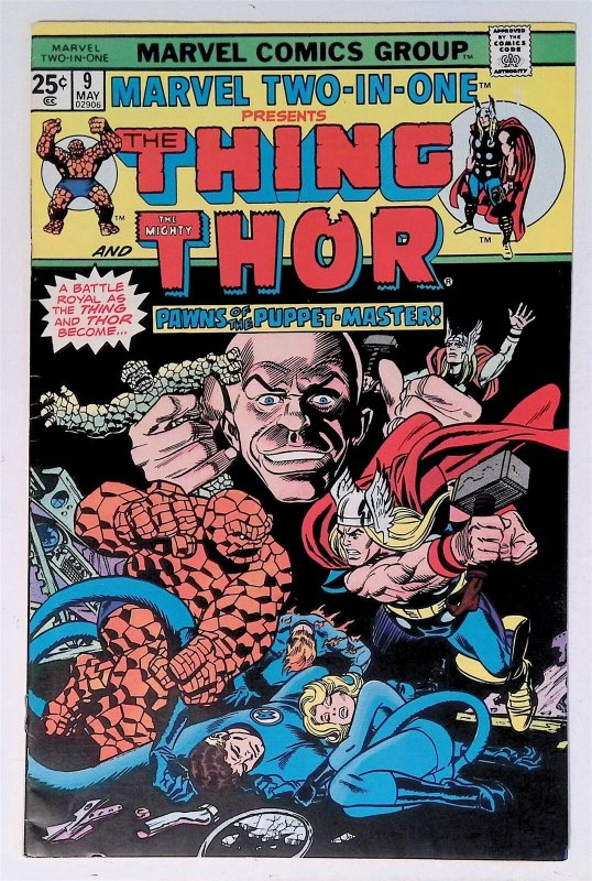 Marvel Two-In-One #9 (May 1975, Marvel) FN+