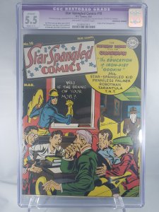 Star Spangled Comics #18 CGC 5.5 origin of the star spangled kid purple label