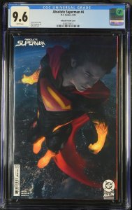 ABSOLUTE SUPERMAN #4 DC COMICS 2025 RAZZAH VARIANT CGC 9.6 NM
