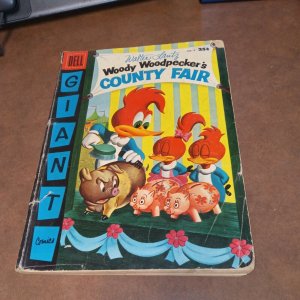 Dell WOODY WOODPECKER'S COUNTY FAIR #5 (1956) Giant, Andy Panda, Walter Lantz
