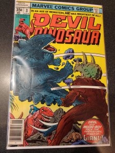 DEVIL DINOSAUR #3 F/F+ BRONZE AGE CLASSIC