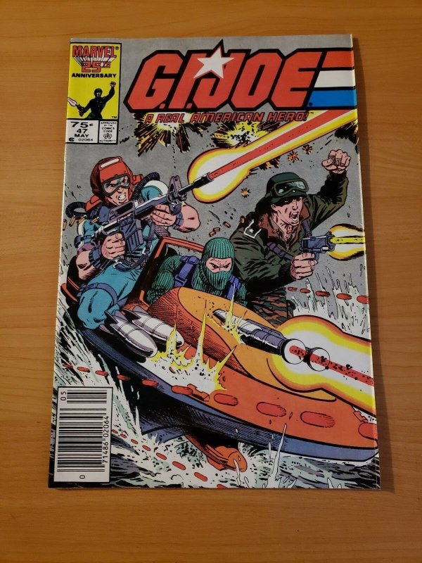 G.I. Joe A Real American Hero #47 NEWSSTAND  ~ NEAR MINT NM ~ (1986, Marvel) 