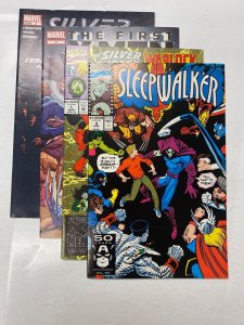 4 MARVEL comic books Silver Surfer #2 First X-Men #4 Surfer/ Warlock #1 45 KM19