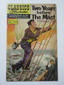 Classics Illustrated- 25 Two Years before the Mast by RH Dana Jr. HRN 167