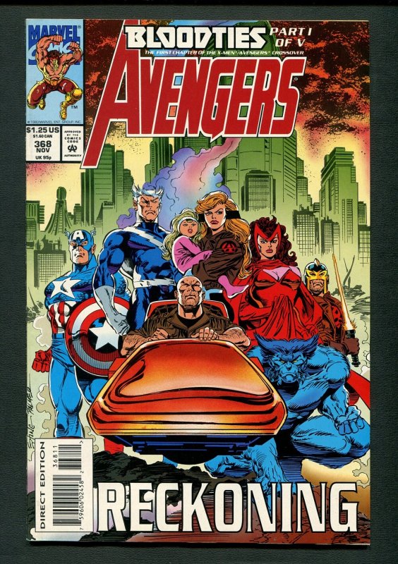 Avengers #368  /  9.2 NM-  /  Bloodties / November 1993