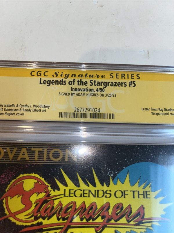 Legends Of The Stargrazers (1990) # 5 (CGC 9.8 SS) Signed Adam Hughes • census=1