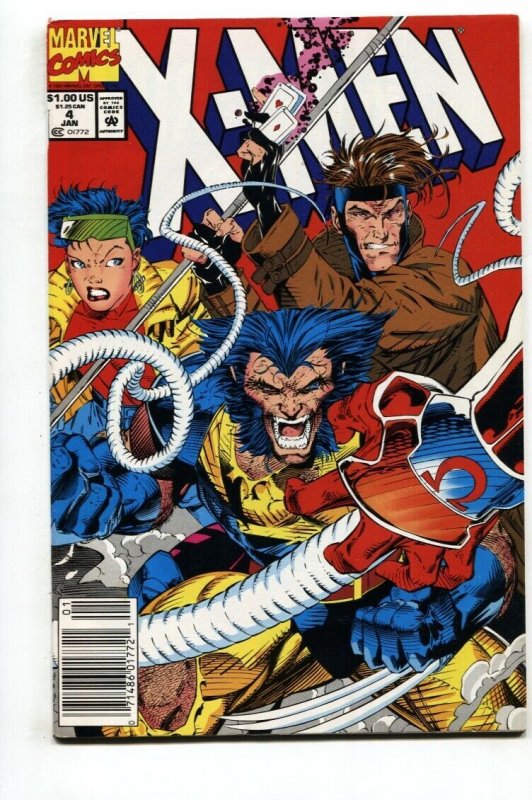 X-Men #4 1991- 1st Omega Red - Marvel -- Newsstand