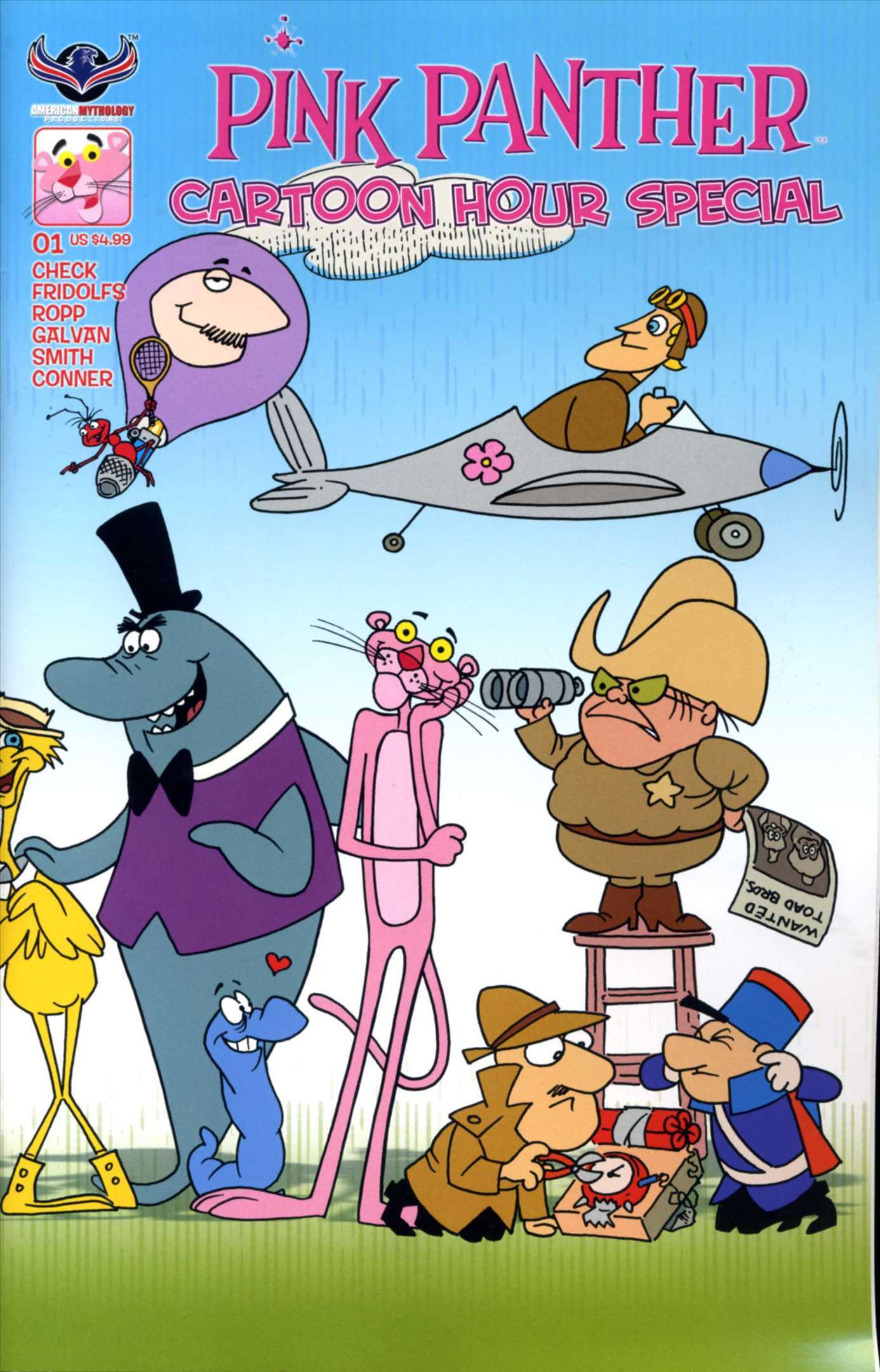 pink panther cartoon characters