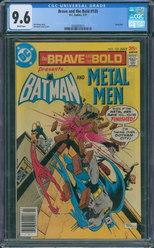 The Brave and the Bold 135 CGC 9.6