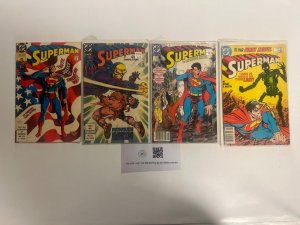 4 Superman DC Comic Books # 1 10 32 53 Batman Flash Wonder Woman Robin 4 JS27