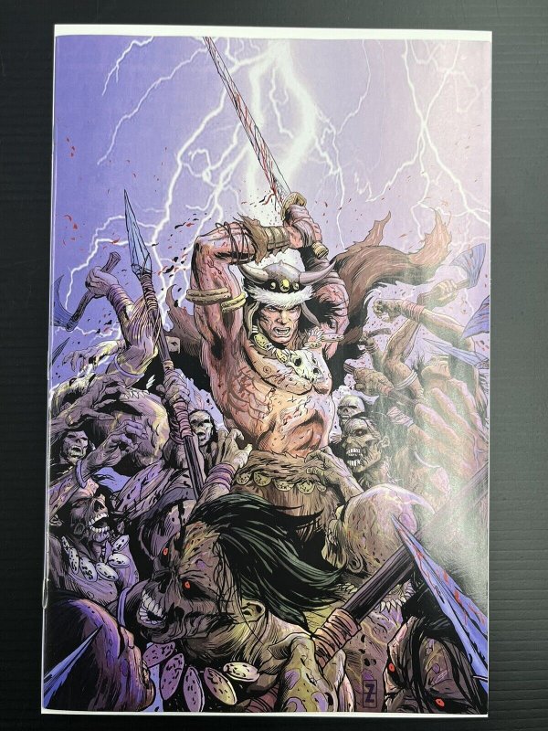 CONAN THE BARBARIAN #3 2ND PRINT ZIRCHER VIRGIN VAR NM LIMITED to 1000 PROSHIPS