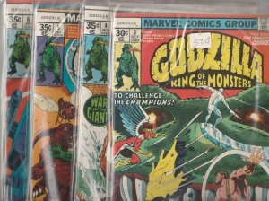 Godzilla King of the Monsters Set #1to9 (Aug-77) NM- High-Grade Godzilla