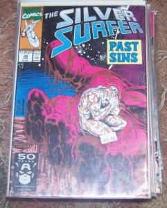 Silver Surfer #48 (Apr 1991, Marvel) GALACTUS + DRAX+warlock THANOS INFINITY