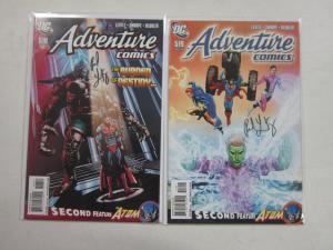 Adventure Comics (2010 2nd Series), SET:#518-519, 8.0/VF, SIGNED B4 : PNL LEVITZ