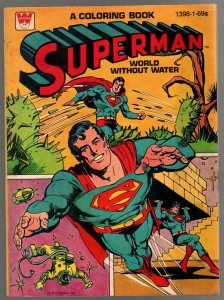 Superman Coloring Book #1398-1 1980-complete comic book story-VF 